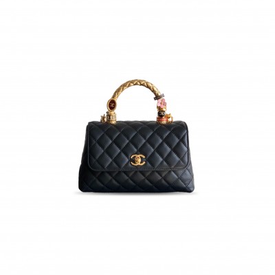 CHANEL FLAP HANDBAG AS2215 (23*14*8cm)